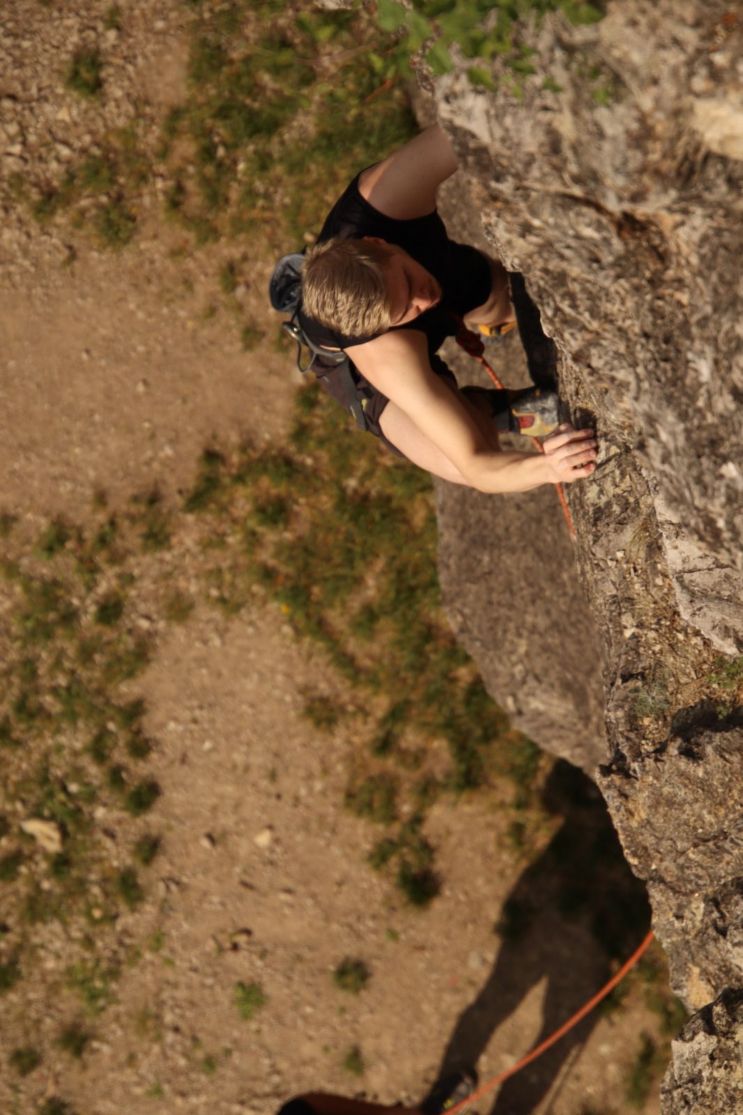 Climbing outside in Vienna