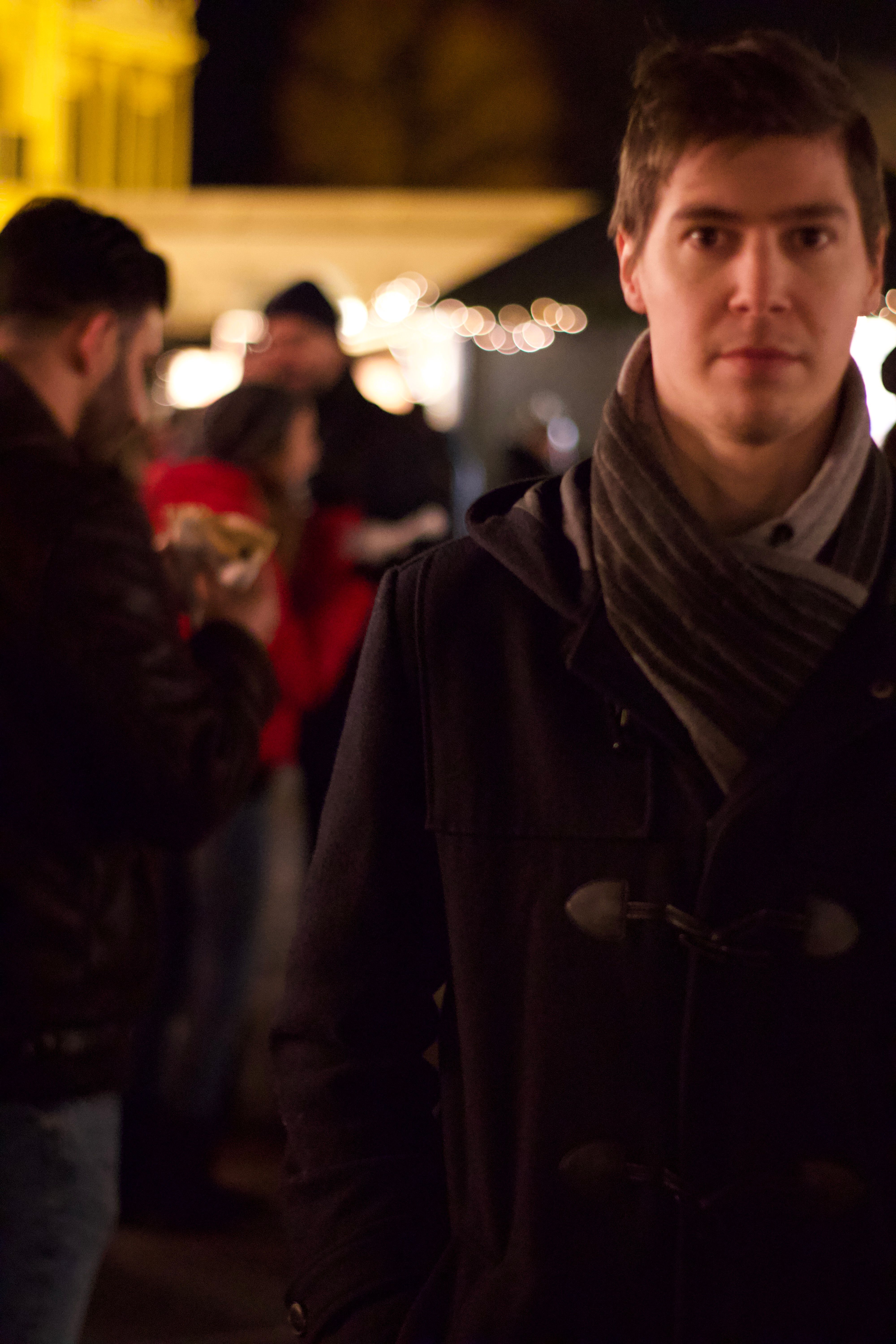 Surprisingly got photographed while strolling at the christmas market in Vienna