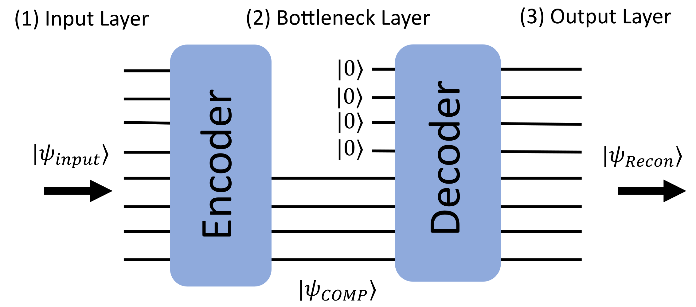 Quantum Autoencoder architecture